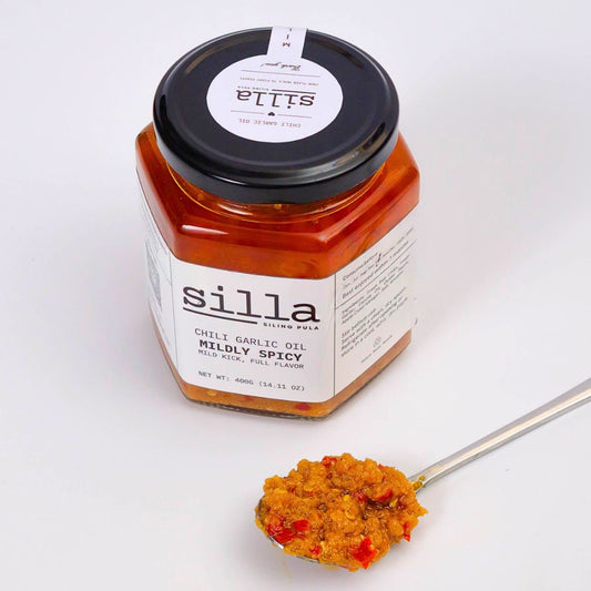 Silla Premium Chili Garlic Oil 400 Grams Mild Spice JUMBO SIZE