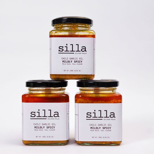 Silla Premium Chili Garlic Oil 250 Grams - Bundle of 3