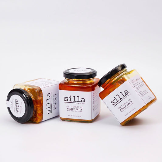 Silla Premium Chili Garlic Oil 250 Grams - Bundle of 3