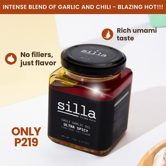 Silla Premium Chili Garlic Oil 250 Grams Ultra Spicy